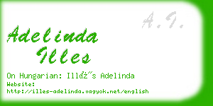 adelinda illes business card